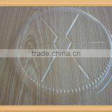 7" 8" 9" Clear Round Plastic Dome Lids thumbnail-2