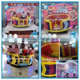 China supplier Lino 8 seats kids indoor playground equipment mini disco tagada for sale