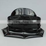 Leather Octagonal Cap Police Officer Hat Uniform Cap Party Caps thumbnail-3