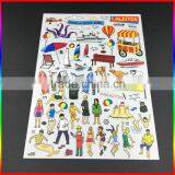 Custom Dry Transfer Cartoon Tattoo Sticker/scratch Sticker Tattoo for Kids thumbnail-3