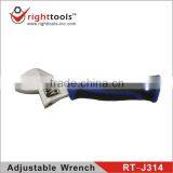 RIGHTTOOLS RT-J314 Professional Quality Adjustable Wrench