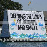 0.9mm PVC Advertising Billboard,Inflatable Water Billboard,Towable by Boats Floating Billboard Inflatable PVC Board With Print