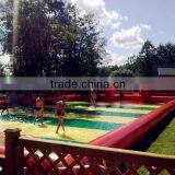Inflatable Water Sports Field,cheap Human Soccer Pitch,PVC Football Field Water Babyfoot Human Field