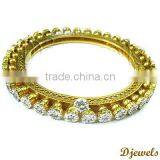 Ladies Diamond Bangles, Stylish Bangles, Diamond Jewelry thumbnail-1