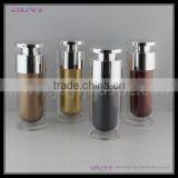 New Style High Quality Round Cosmetic Airless Pump Bottle Acrylic Bottle for Personal Care thumbnail-2