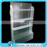 Frosted acrylic display shelf can hang and floor stand