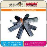 Hexagonal Shape Coconut Shell Briquette Charcoal For Barbeque, High Quality