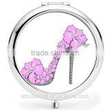 Metal Folding Crystal Cosmetic Mirror thumbnail-3