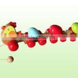 Chicken and Egg Pull Along Toy;classic Wooden Construction for Hours of Fun thumbnail-2
