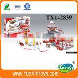 Kids Parking Garage for Police Cars Vehicle Toys thumbnail-4