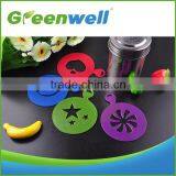 Plastic Cappuccino Coffee Stencils Sets,cappuccino Coffee Decorating Stencils Design for Coffee,latte Coffee Art Stencilslastic thumbnail-1