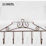 Over the Door 5 Hook Rack - Decorative Hanger for Hanging Your Clothes - Coat thumbnail-3