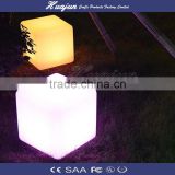 LED light seating cube with cushion