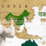 CT-483 Factory Supply Creative World Map for Promotion Worldwild Travel Map thumbnail-3