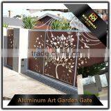 Decorative Carving Panel Aluminum Perforated Laser Cut Door Design thumbnail-5