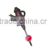 Metal Decorative KETTLE Hook With Ceramic Knob, Home Decoration Hooks, Metal Wall Art Hooks, European Style Hooks, Vintage Hooks thumbnail-1