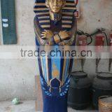 The Egypt Style Resin Fiberglass Large Egypt Primitive Man Statue thumbnail-1