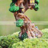 Custom Resin Crafts Garden Decor Artificial Miniature Tree House Gnome thumbnail-6