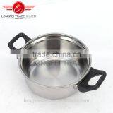 011274 High Quality Unique Handle Popular Steel Sets Cheap Hot Sale Stainless Steel Cookware thumbnail-5