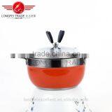Colorful 10pcs Stainless Steel Best Selling Soup Pot Set/cooking Pot Set thumbnail-2