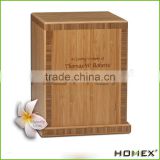 Bamboo Eco Friendly Cremation Urn Homex BSCI/Factory