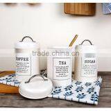 New Stylish Glossy Metal Sealed Coffee Tea Sugar Tin Canister thumbnail-3