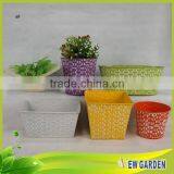 Factory Price Unique Handicraft Galvanized Pot for Garden thumbnail-1