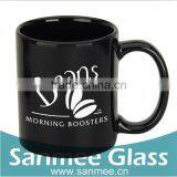 Black Colored Factory Direct Wholesale Gift Glass Mug thumbnail-1