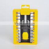 21pc Ratchet Driver & Bitsscrewdriver Set