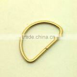 Metal Hardware Ring / Wholesale Steel Rings / Brass Plating Metal D Ring thumbnail-2