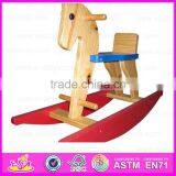2015 Antique Wooden Rocking Horse Toy,Comfortable Kids Wooden Rocking Horse,Cheap Safe Children Rocking Horse Wholesale WJ276726 thumbnail-1