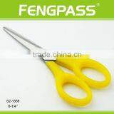 S2-1356 6-1/4" 2CR13 Stainless Steel PP Plastic Handle Normal Style Stationery / Office Scissors Sharp Point thumbnail-1