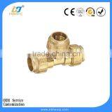 Hdpe Compression Brass Pipe Fitting Tee thumbnail-2