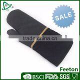 Long Gray Protection Heat Resistant Oven Silicon Rubber Gloves for Kitchen Cooking & BBQ thumbnail-1