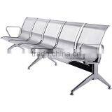 Public Place Cheap Stainless Steel 3-Seater Waiting Chair thumbnail-5