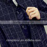 Grid Fashion Wool Winter Men Overcoat BCL013 thumbnail-5