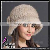 CX-C-71F Mink Fur Fashion Winter Russian Style Sexy Women Winter Hat Cap thumbnail-3