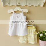 WwwSUNcom 2012 Summer Baby Clothing Strap Top and Shorts Set Cotton 100% thumbnail-1