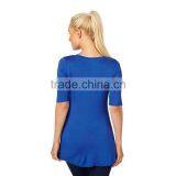 Wholesale Plus Size Sexy v Neck Maternity t Shirt Maternity Clothing Dropship thumbnail-3
