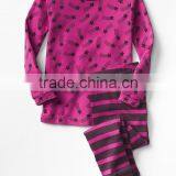 Girls Falling Stars Printed Pajama Set thumbnail-1