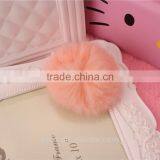 Accessories Fur Ball Hot Selling Genuine White Wholesale Rex Rabbit Fur Pom Poms thumbnail-3