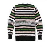 Knitted Mens Black Striped Sweaters thumbnail-6