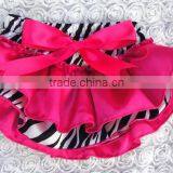 Factory Direct Sale 2014new Children Satin Shorts Girls Peach&zebra Diaper Cover Baby PP Pants Cute Bow Bloomer Pants Wholesale thumbnail-1