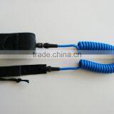 Surfboard Leash 9ft-7mm Blue Coil Leash Customed Leg Rope thumbnail-3