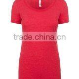 Next Level Apparel Ladies' Tri-Blend Scoop Tee - Made From Pre-shrunk 50% Polyester, 25% Cotton and 25% Rayon. thumbnail-4