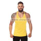 Shandao OEM Custom Logo Plain Design Sleeveless Slim Fit Men Gym Wear Fitness thumbnail-3
