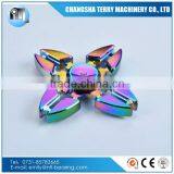 Rainbow Color Four Crab Aluminum Hand Spinner thumbnail-2