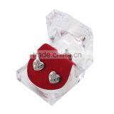 Customized Stylish Girlish Tops Cute Heart Shape Hiphop Jewelry For Girls Wholesale thumbnail-4