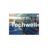 7.5 Kw Tile Roof Ridge Cap Roll Forming Machine With 0.3 - 0.7mm Material Thickness