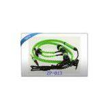 Green Metal In Ear Zipper Earphone Cable Mic For IPhone 5 4 Samsung S4 S3 HTC thumbnail-1